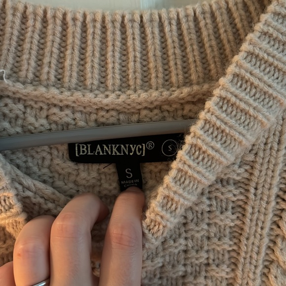 Blank NYC Cutout Shoulder Sweater - Picture 3 of 4